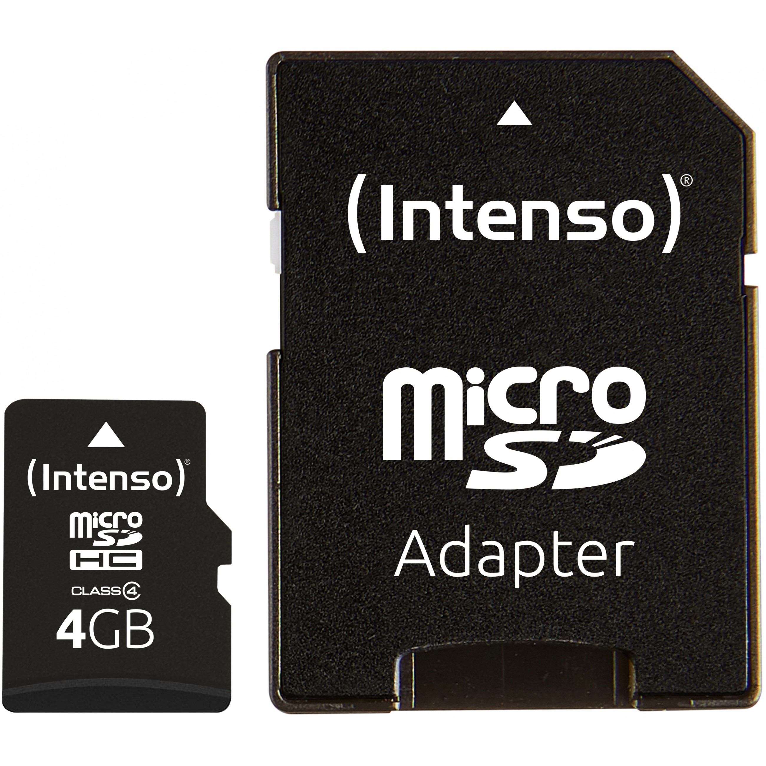 SD MicroSD Card  4GB Intenso inkl. SD Adapter