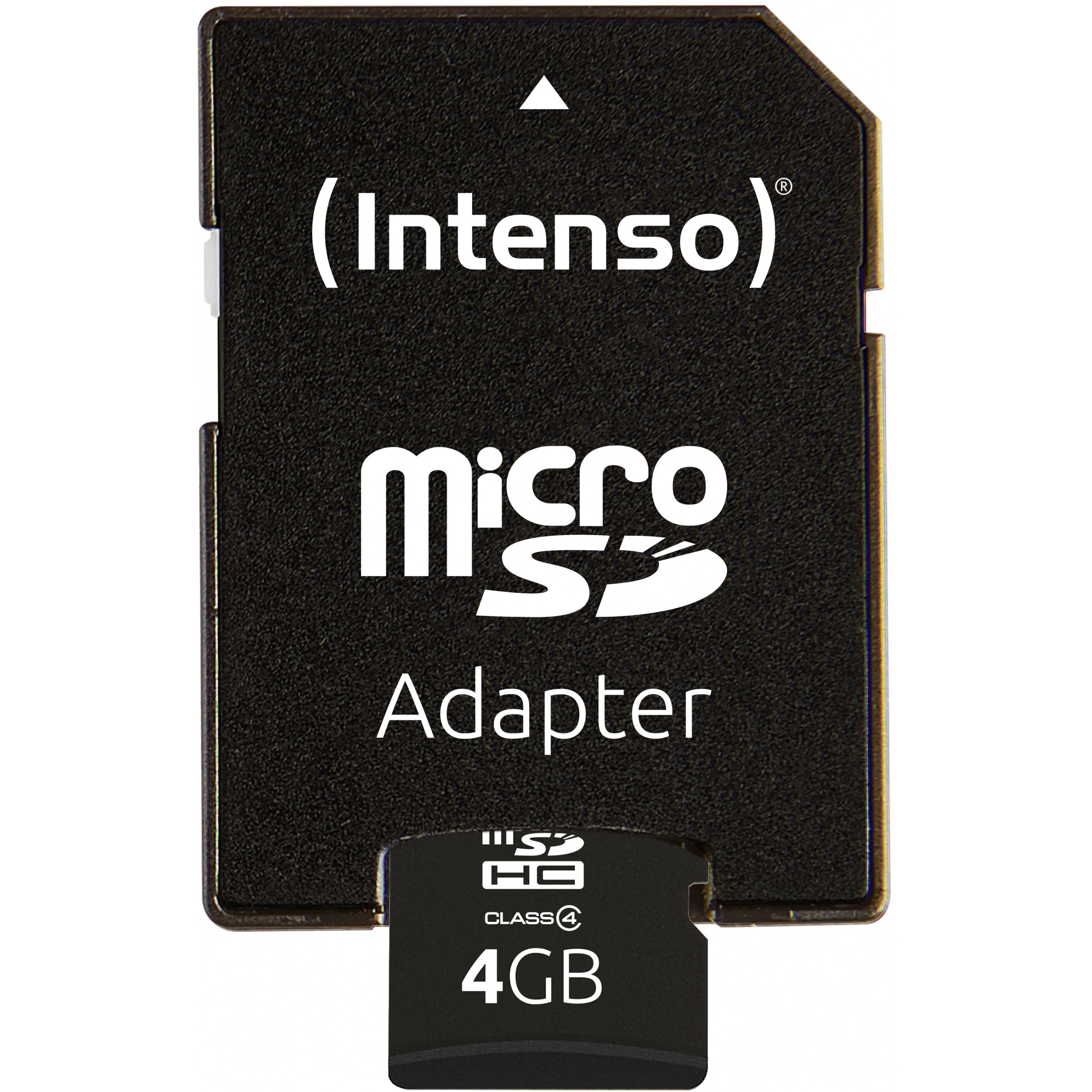 SD MicroSD Card  4GB Intenso inkl. SD Adapter