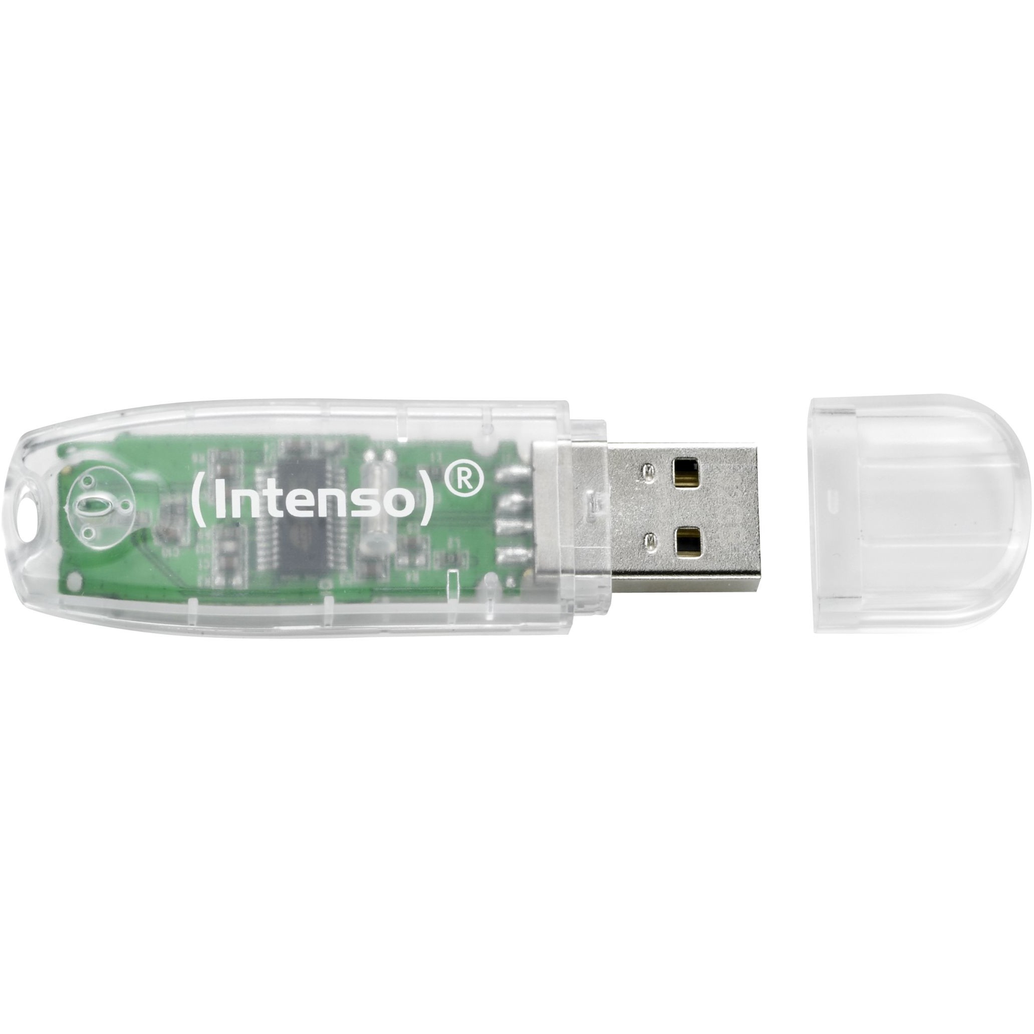 Intenso USB-Stick 32GB 2.0 Rainbow line transparent