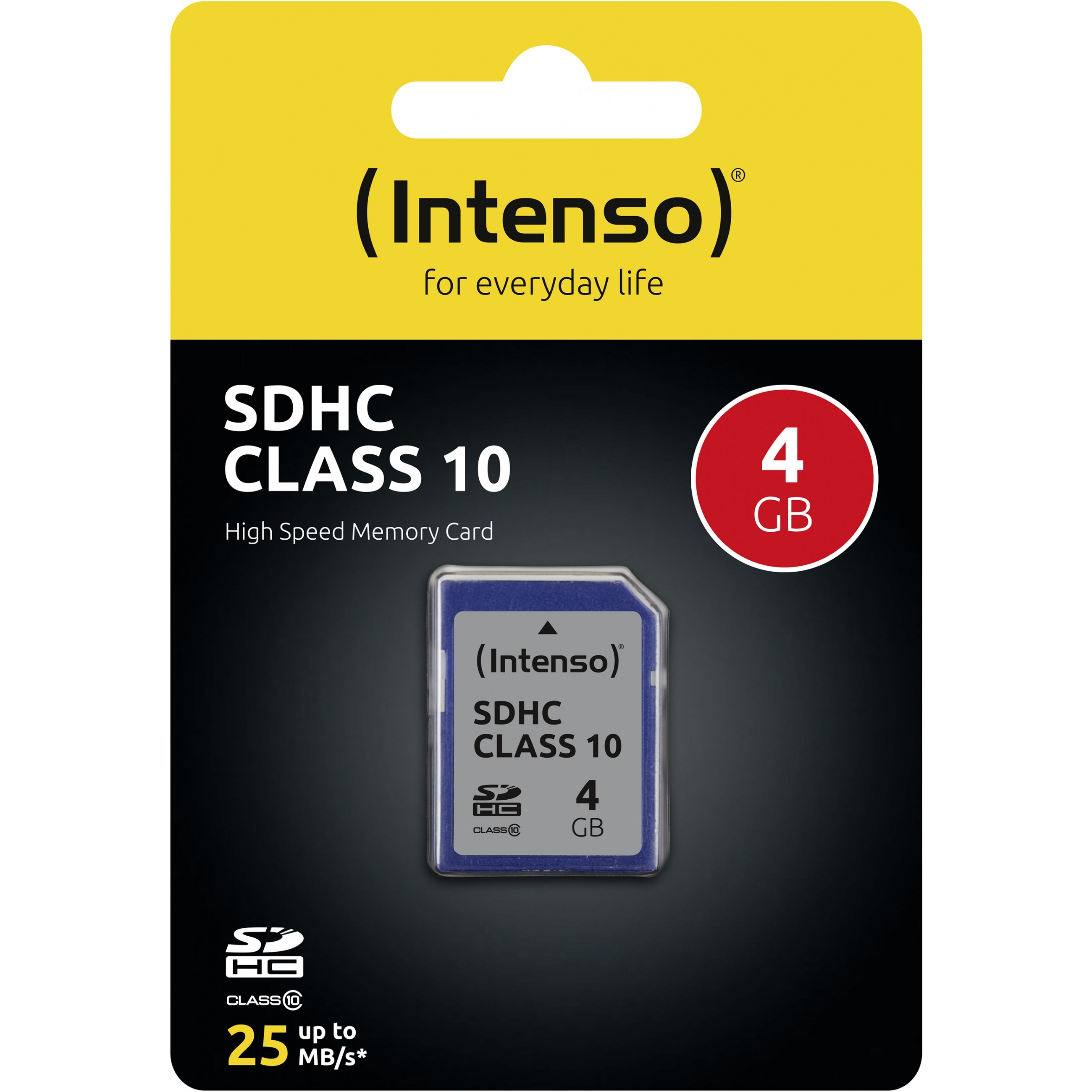 SD Card  4GB Intenso Class10