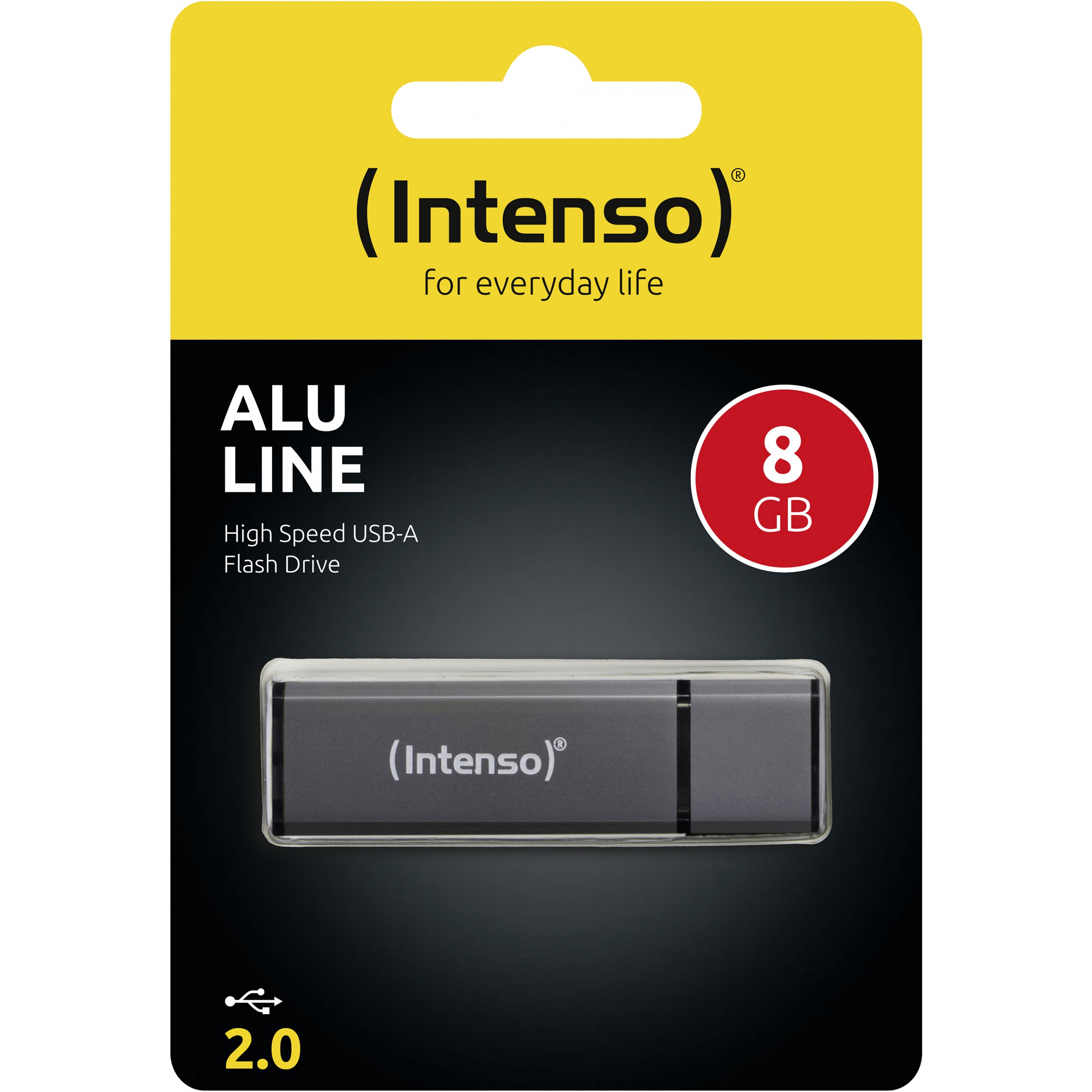 Intenso USB-Stick  8GB 2.0 ALU Line anthrazit