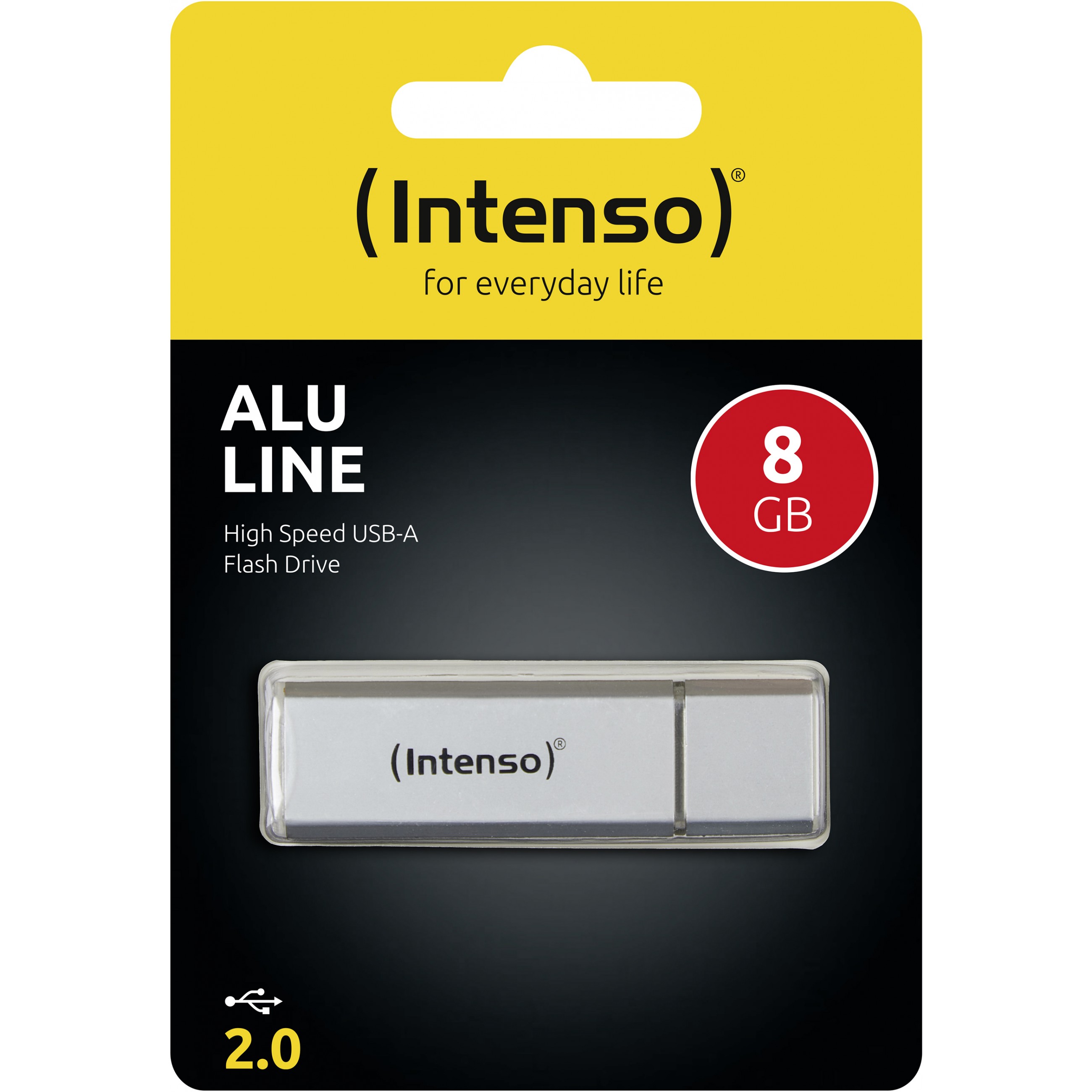 Intenso USB-Stick  8GB 2.0 ALU Line silber
