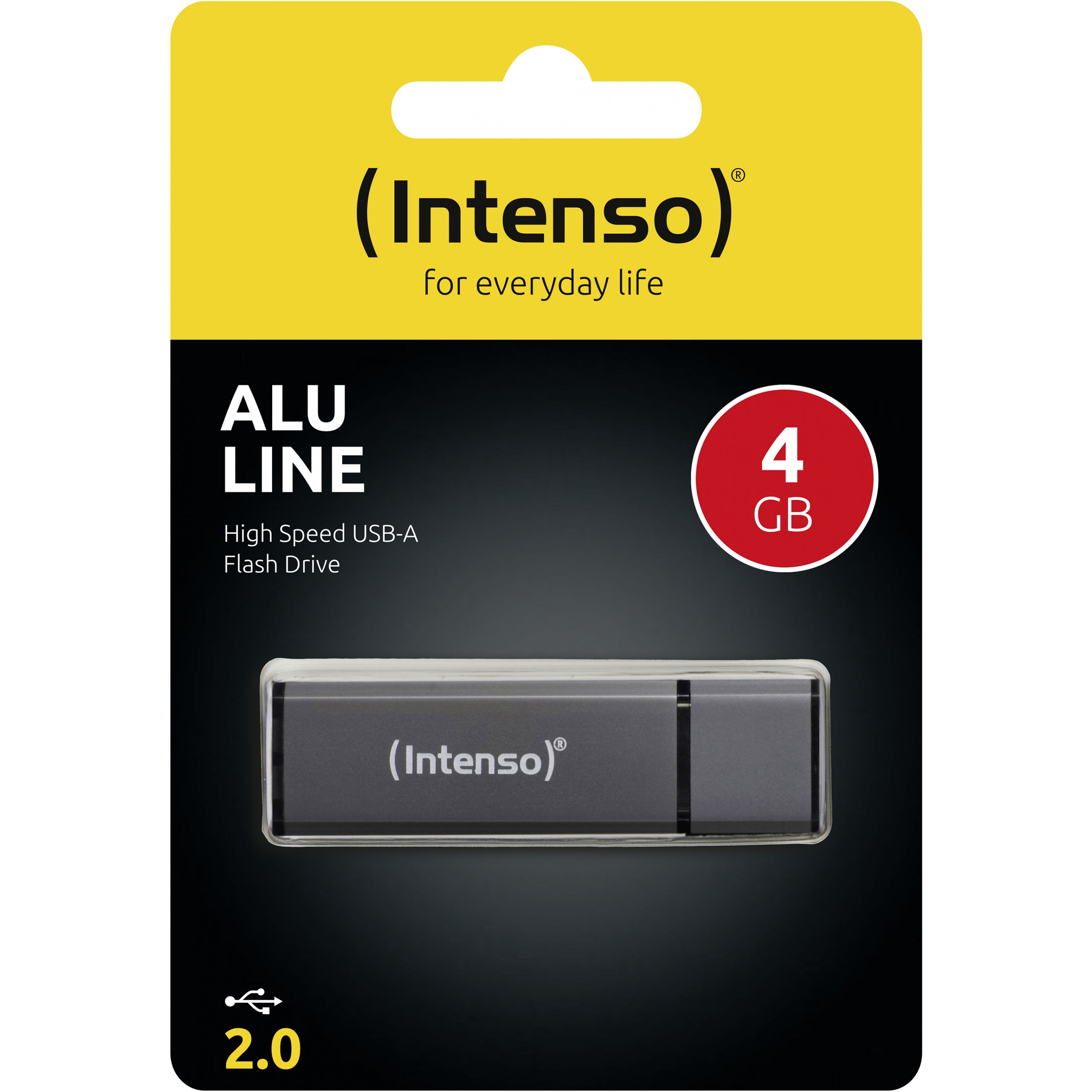 Intenso USB-Stick  4GB 2.0 ALU Line anthrazit