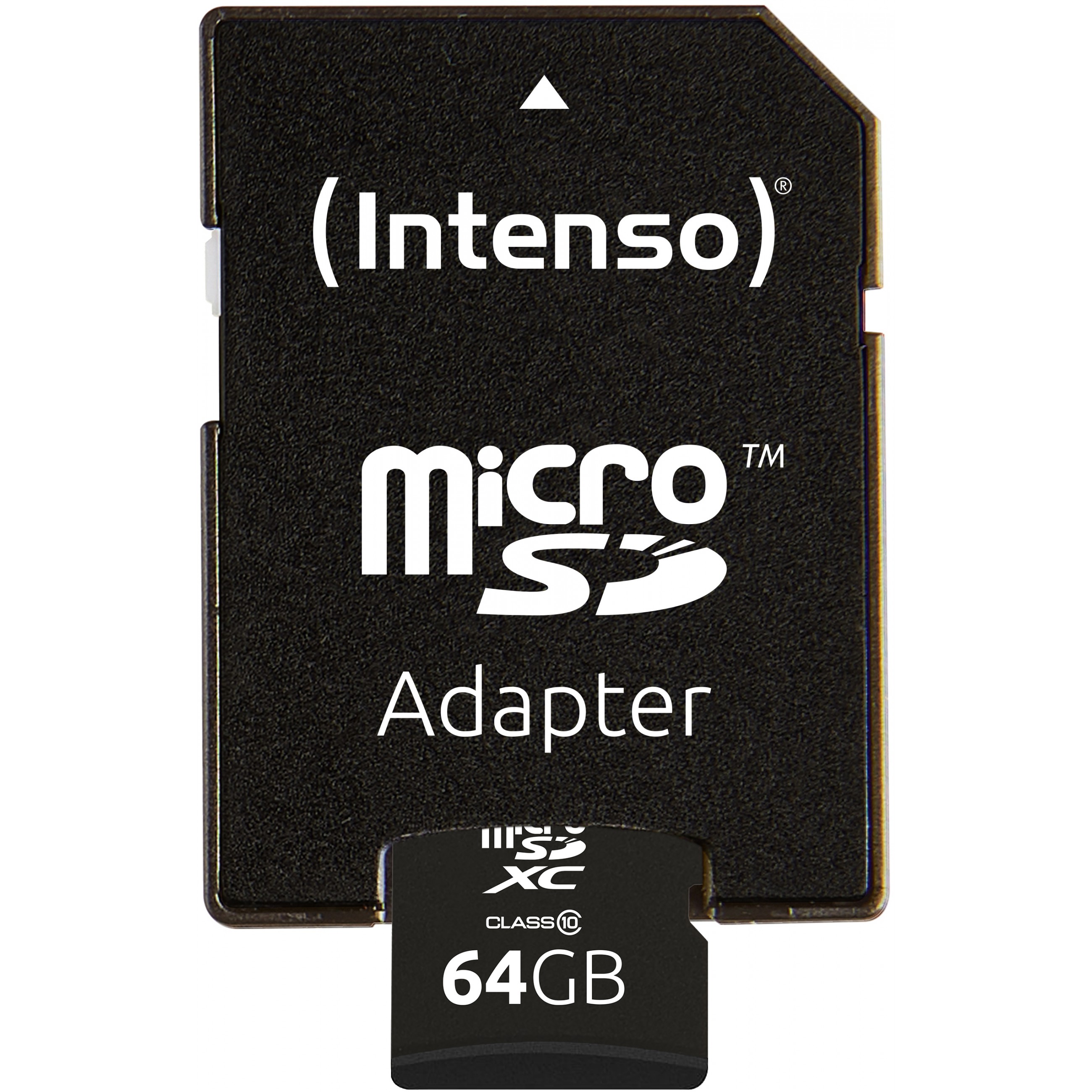 SD MicroSD Card 64GB Intenso SDXC Class10