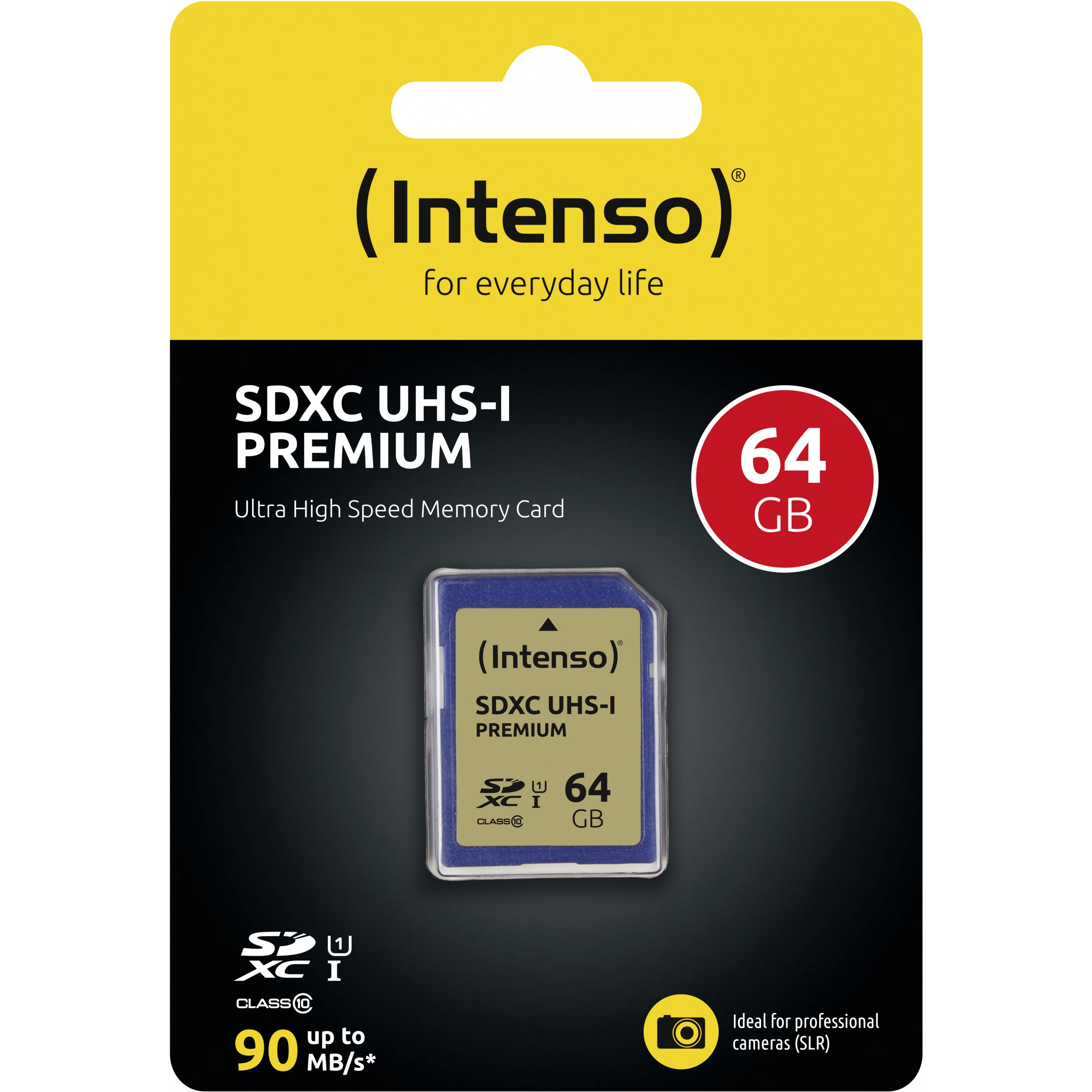SD Card 64GB Intenso SDXC UHS-I Premium