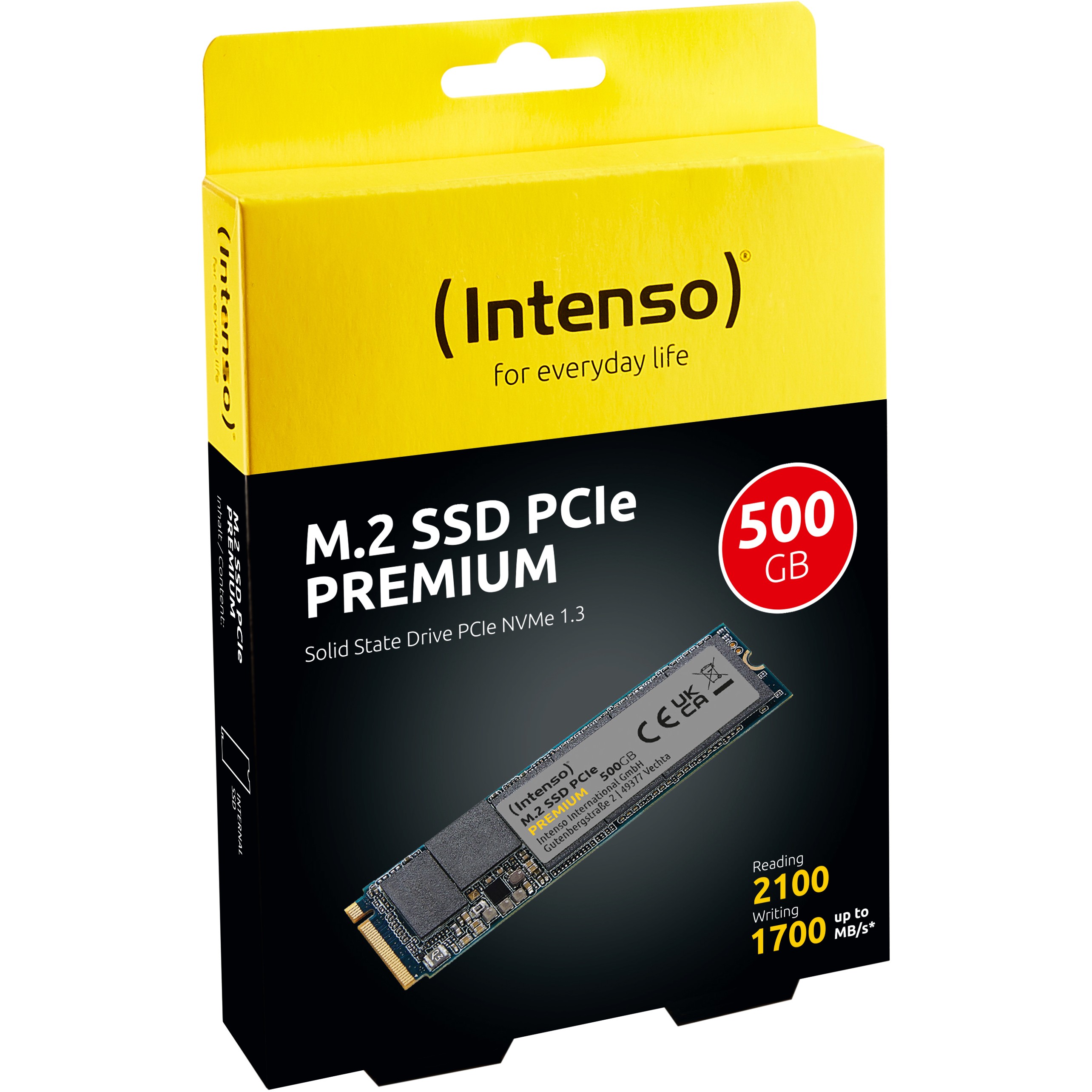 Intenso SSD 500GB Premium M.2 PCIe