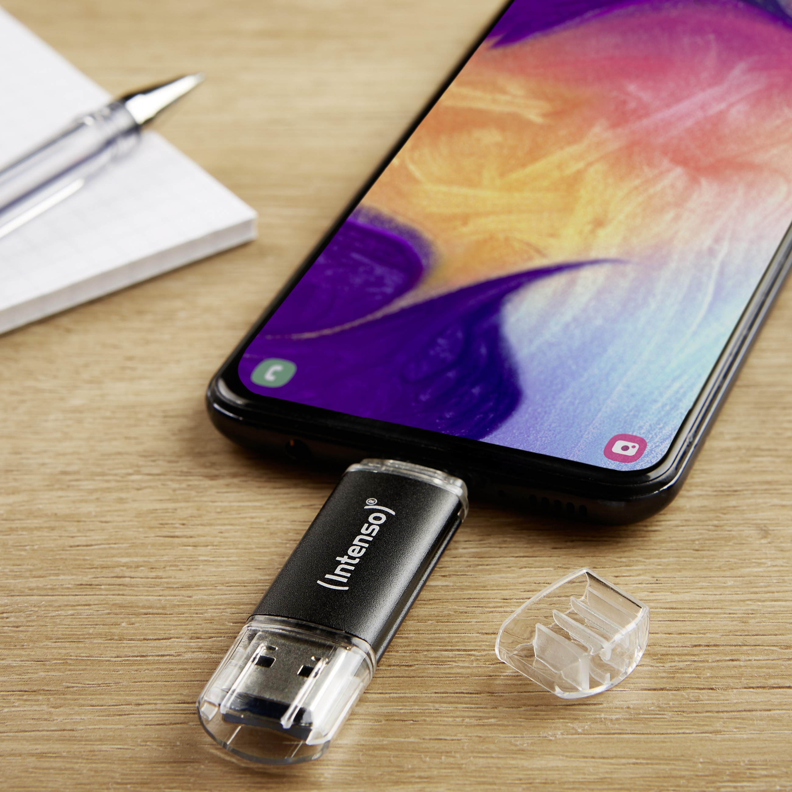 Intenso USB-Stick Twist Line 128GB 3.2 GEN 1x1 USB-C=>USB-A