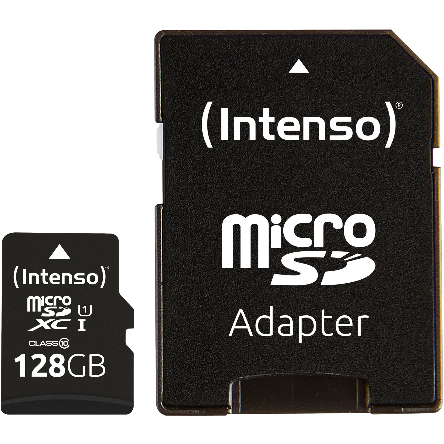 SD MicroSD Card 128GB Intenso SD-HC UHS-I inkl. SD- Adapter retail