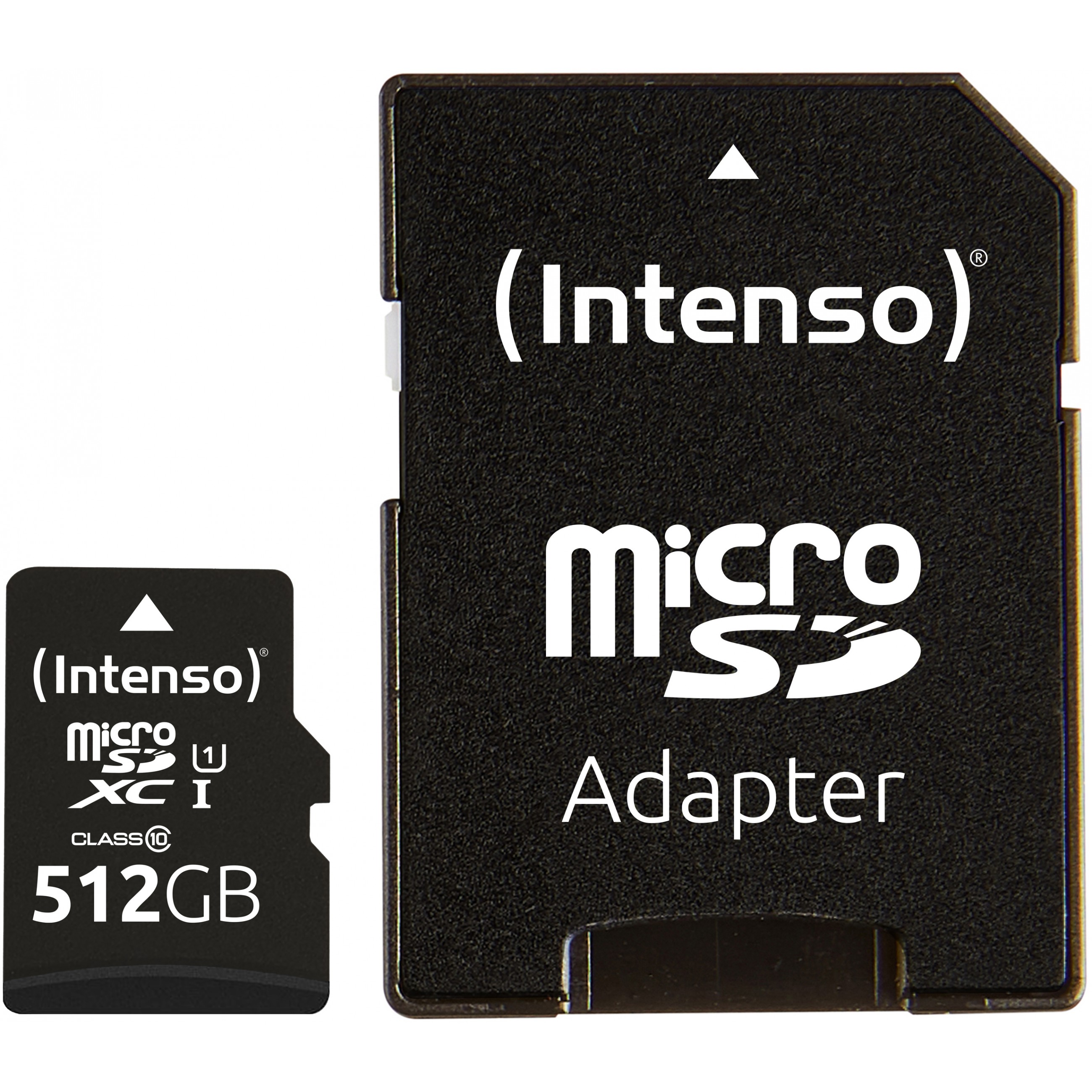 SD MicroSDXC Card 512GB Intenso UHS-I inkl. SD- Adapter retail