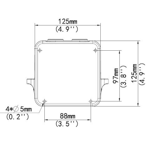 ALLNET Wallmount with Junctionbox/Wandmontag for ALL-CAM2495-LVEFN