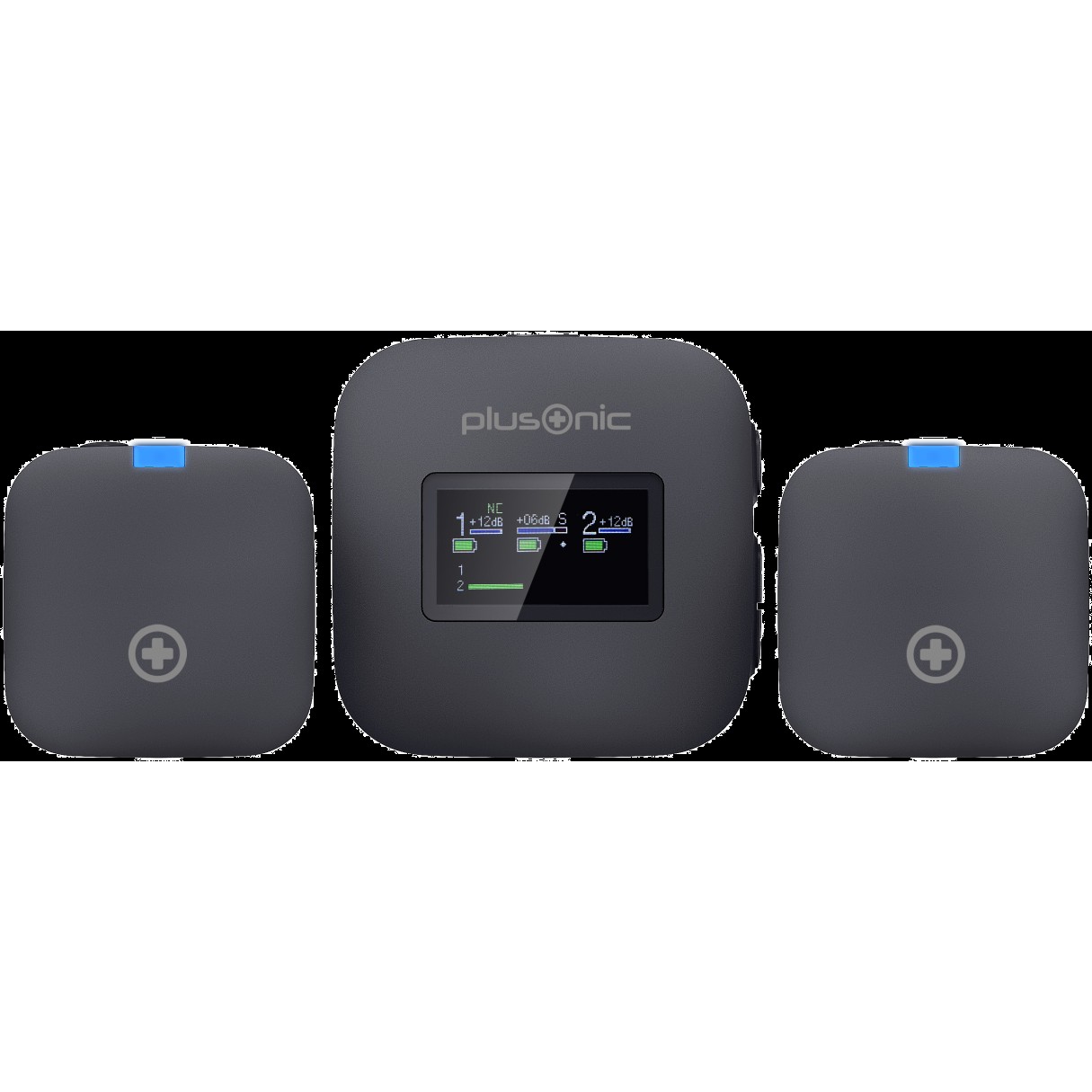 Plusonic Wireless Mikrofone Kit PS-TDS8 USB Type C/Lightning/3,5mm Klinke WiFi-Micro *ALLTRAVEL*