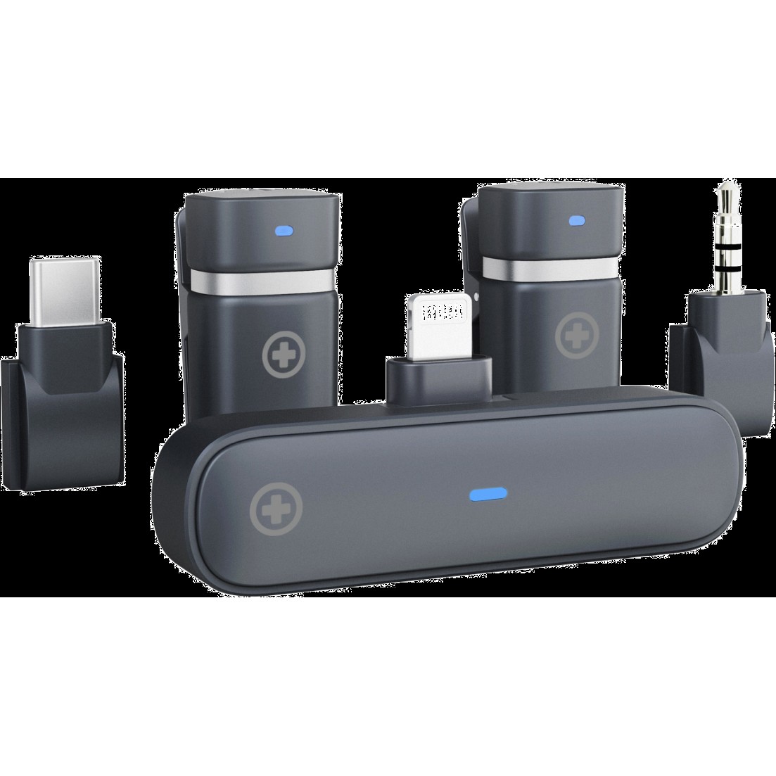 Plusonic Wireless Mikrofone Kit PS-TDS9 USB Type C/Lightning/3,5mm Klinke WiFi-Micro / *ALLTRAVEL*