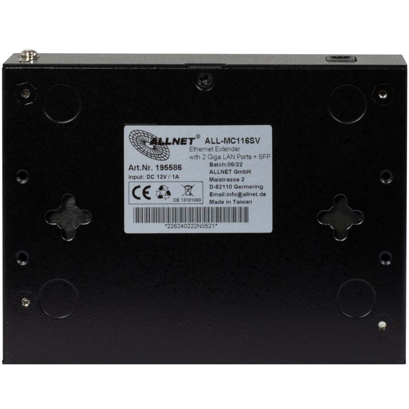 Z ALLNET ISP Bridge Modem VDSL2 mit Vectoring/Point-to-Point Slave-Modem unmanaged ALL-MC116SV-VDSL2