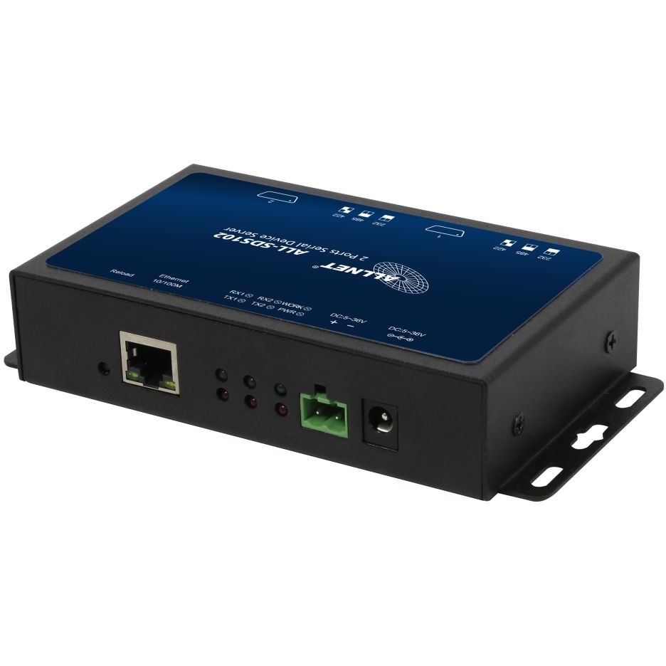 Z ALLNET Medienkonverter 2x RS232/RS422/RS485 auf 10/100BASE-TX ALL-SDS102v2
