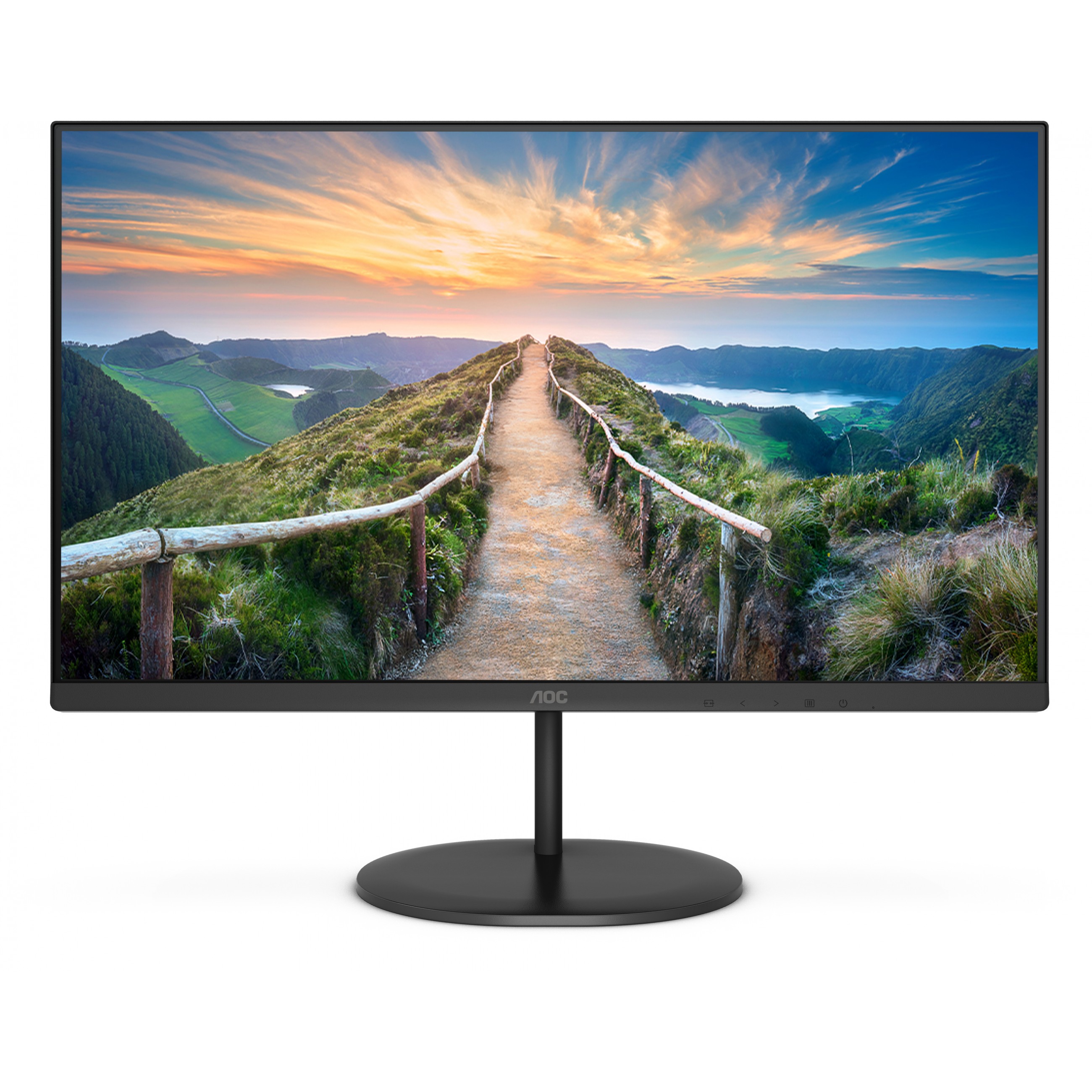 AOC V4 Q24V4EA LED display 60,5 cm (23.8) 2560 x 1440 Pixel 2K Ultra HD Schwarz