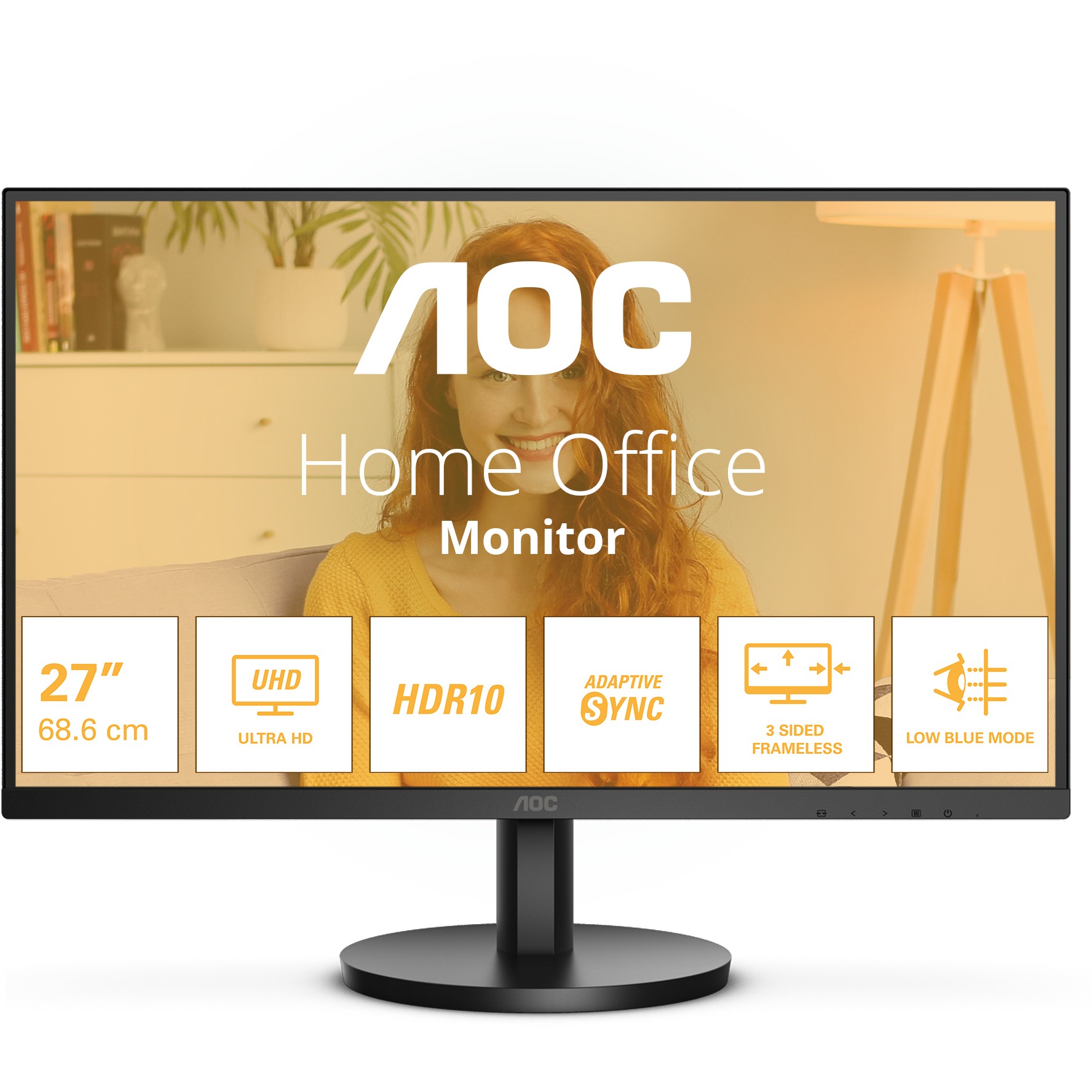 AOC 68,6cm (27)  U27B3M    16:09 HDMI+DP 4K  black