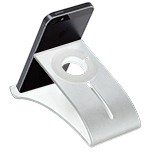 TERRATEC Tabletständer iTab Duo silber   Aluminium