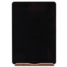 TERRATEC Tabletständer Holzeins braun    Echtholz