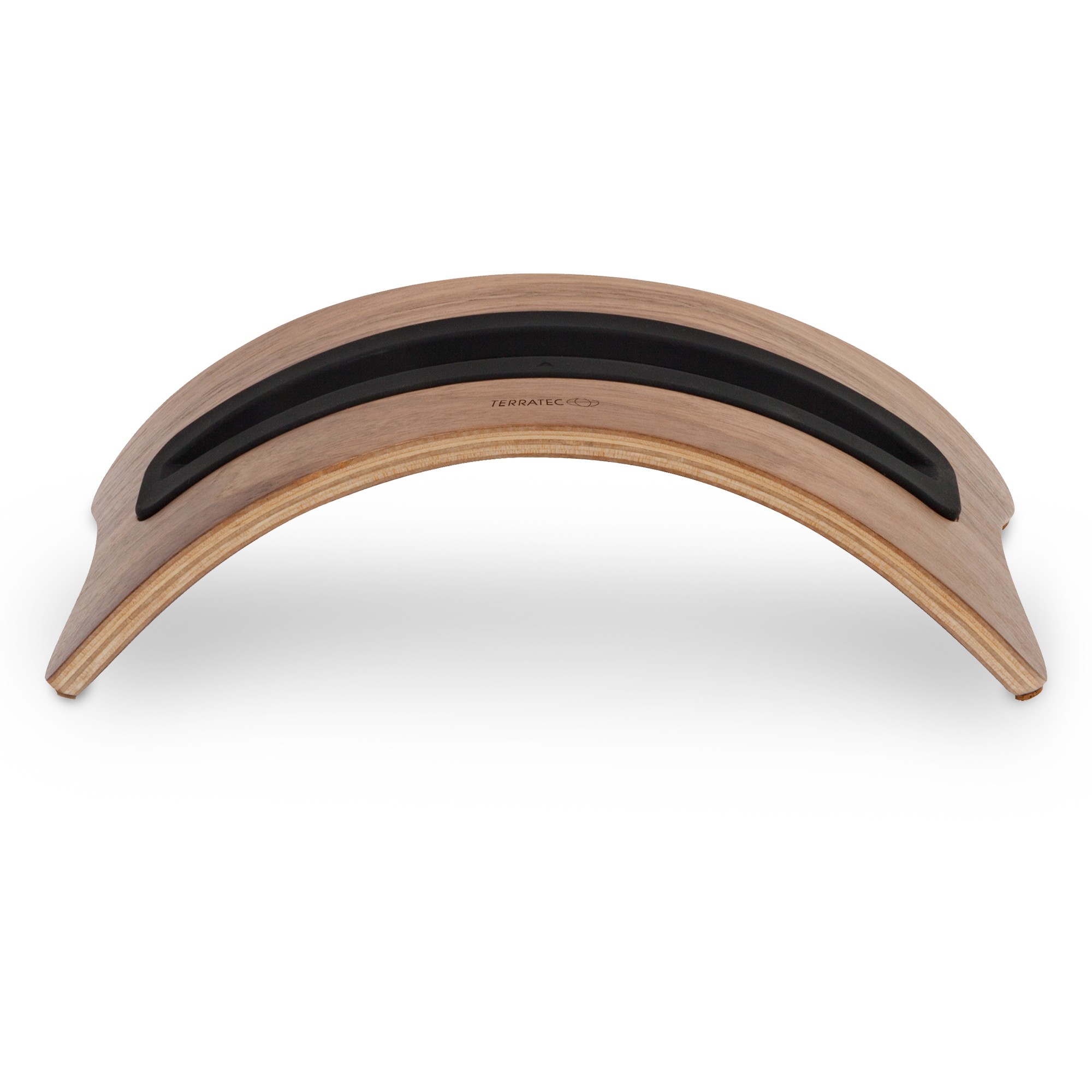 TERRATEC Tabletständer Holzzwei braun    Echtholz