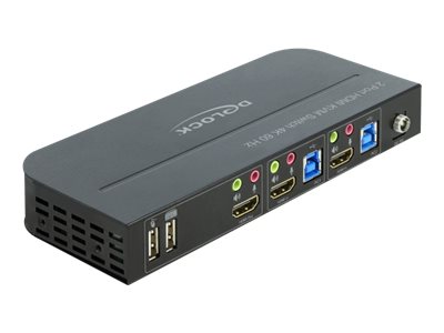 DELOCK HDMI KVM Switch 4K 60Hz USB Audio