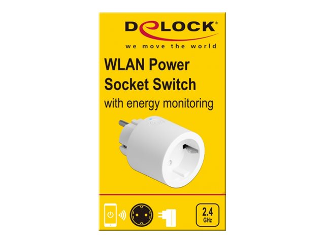 DELOCK WLAN Steckdosenschalter MQTT Energieüberwachung