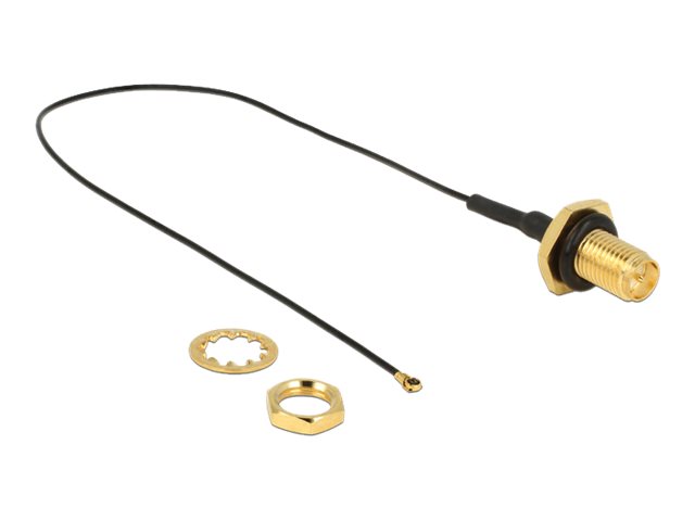 DeLOCK 0.2m, RP-SMA/MHF IV coaxial cable