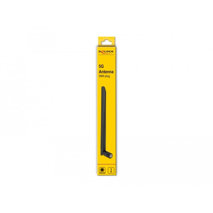 DELOCK 5G 3,4 - 3,8 GHz Antenne SMA Stecker 5 dBi 20cm