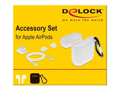 DELOCK Apple AirPods Zubehörset weiß