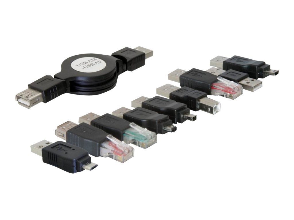 DeLOCK USB adapter kit 10 parts