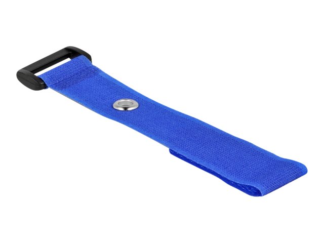 DELOCK Klett-Kabelbinder mit Schlaufe und Befestigungsöse L
