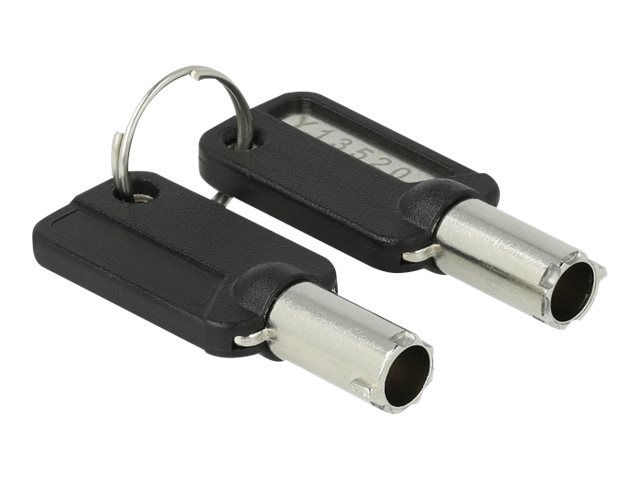 NAVILOCK Notebook Sicherungskabel mit 3 Verrieglungsköpfen