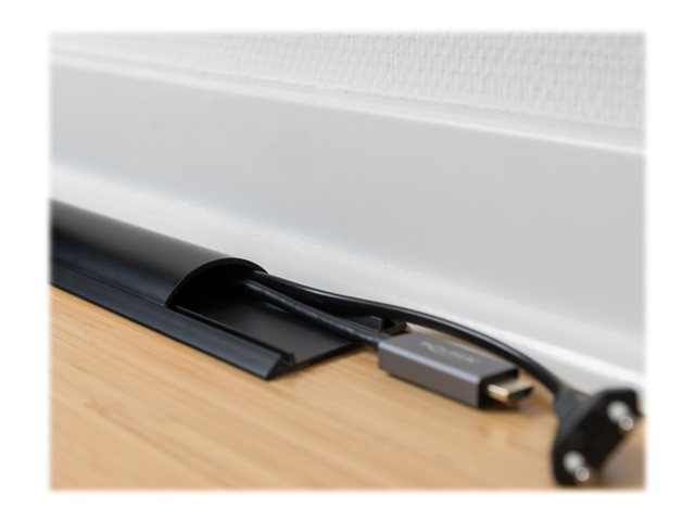 DELOCK Kabelkanal selbstklebend 50 x 12mm - Länge 1m schwarz