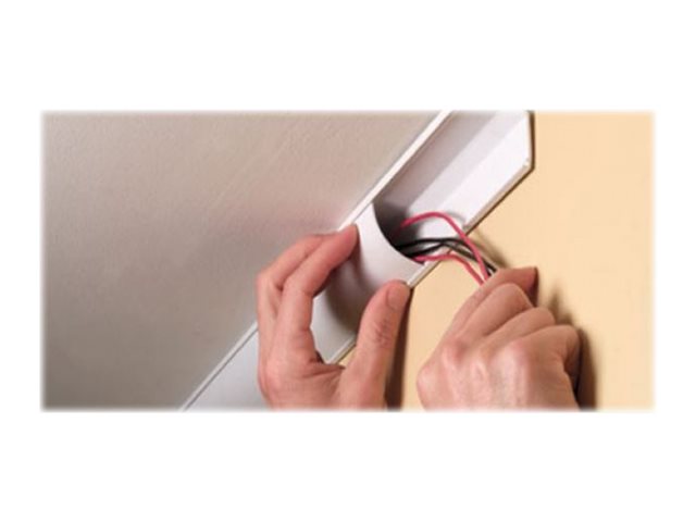 DELOCK Eckkanal selbstklebend 73 x 42 mm - Länge 1 m weiß