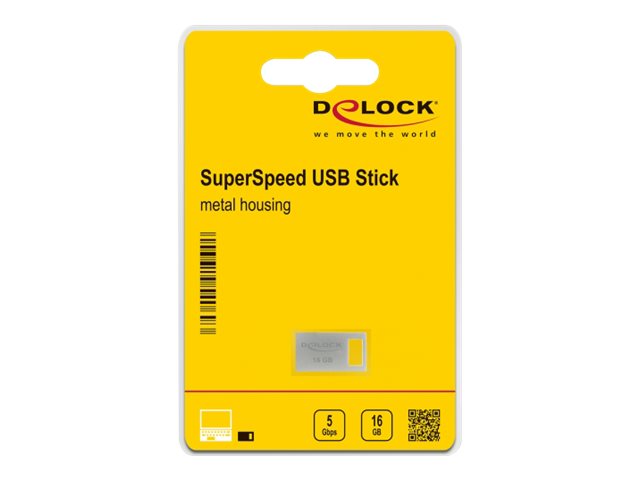 DELOCK USB 3.2 Gen 1 Speicherstick 16GB