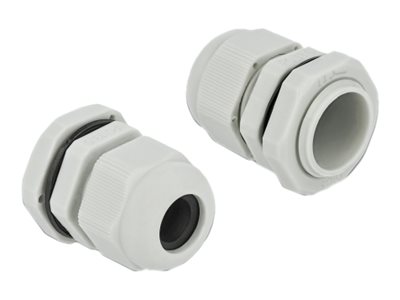 DELOCK Kabelverschraubung PG13,5 10 Stück grau