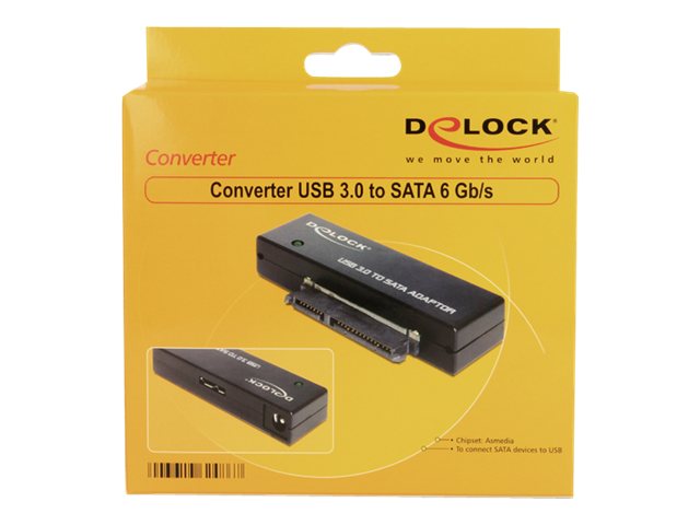 DELOCK Adapter SATA Sata 22Pin -> USB3.0 Bu/Bu