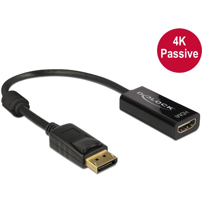 DELOCK Adapterkabel DP 1.2 Stecker HDMI