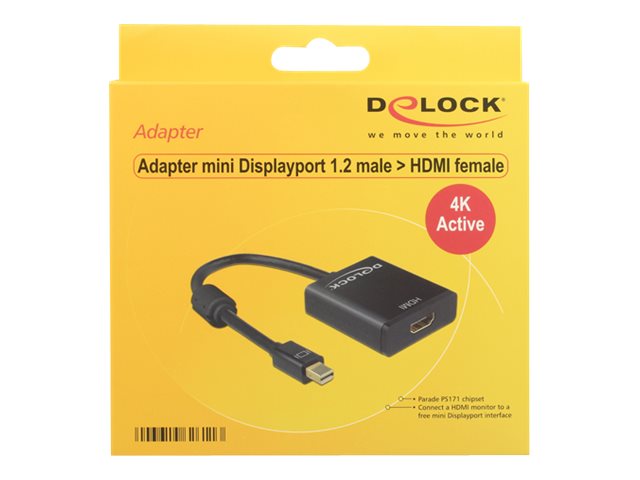 DELOCK Displayport Adapter mini DP -> HDMI St/Bu 4K a