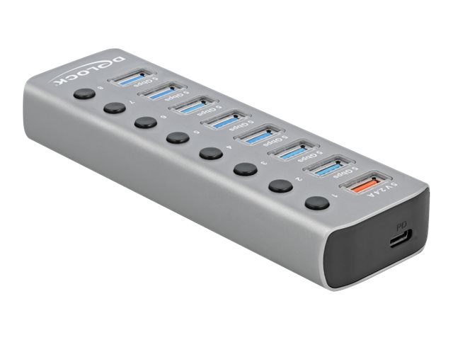 DELOCK USB 3.2 Gen 1 Hub mit 7 Ports