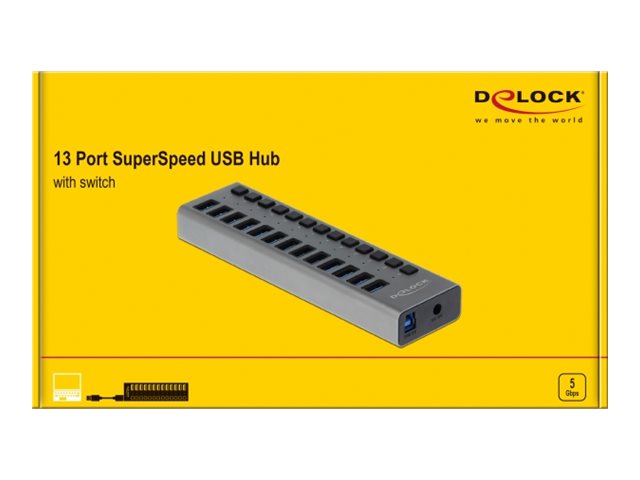 DeLOCK 63738 interface hub