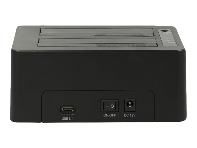 DELOCK Dockingstation USB Type-C 3.1 2x SATA HDD/SSD Klon Fu