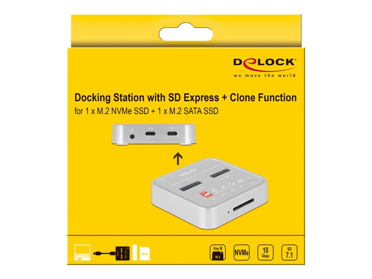 DeLOCK 64138 storage drive docking station