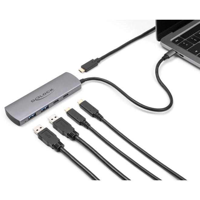 DELOCK USB 10 Gbps 2 Port USB Typ-A + 2