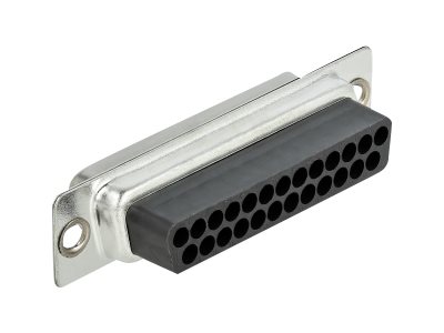 DELOCK D-Sub 25 Pin Buchse zu RJ45 Buchse Montagesatz grau
