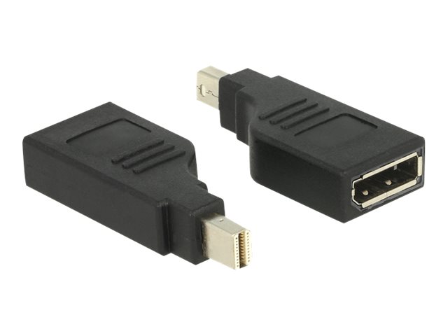 DELOCK Displayport Adapter mini DP -> DP St/Bu 4K 90° sw