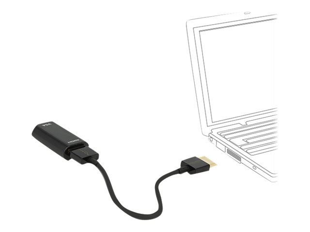 DeLOCK 0.15m, HDMI/VGA