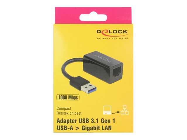 DELOCK Adapter USB 3.1Gen 1> Gigabit LAN