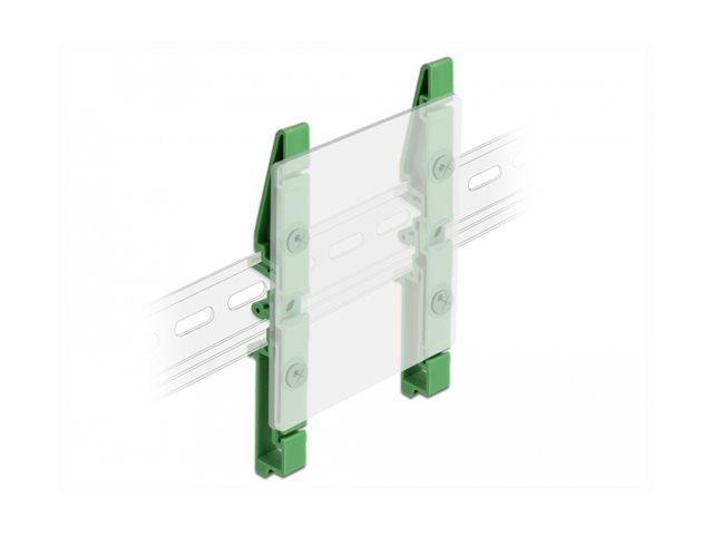 DELOCK Hutschienenclip für Platine 122 mm 4 Stück