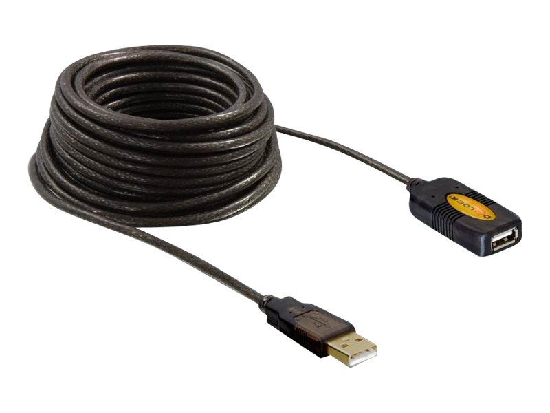 DELOCK Kabel USB 2.0 Verlaeng. aktiv 5m