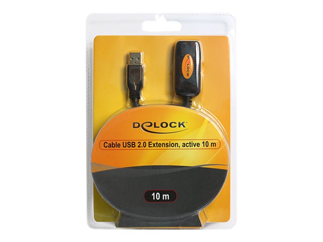 DELOCK Kabel USB 2.0 Verlaeng, aktiv 10m